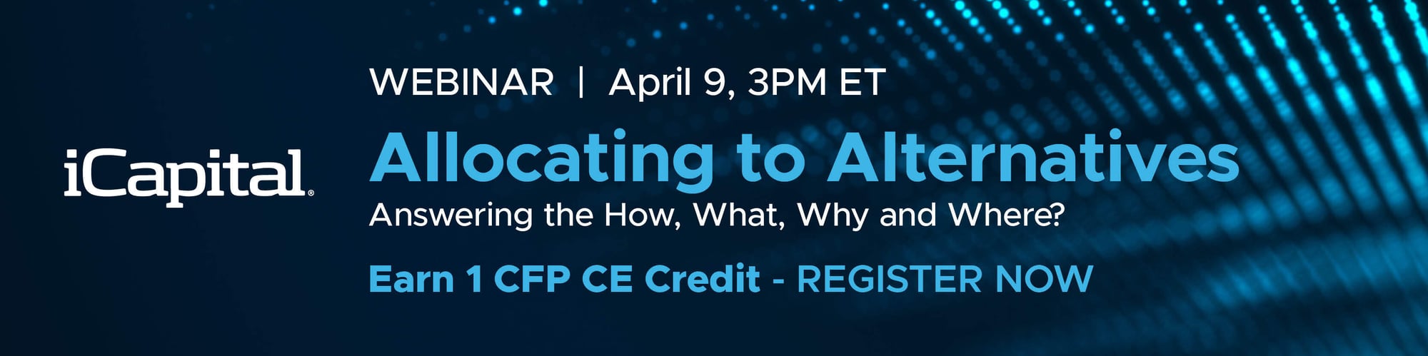 iCapital - Allocating to Alternatives - Webinar_Banner v2